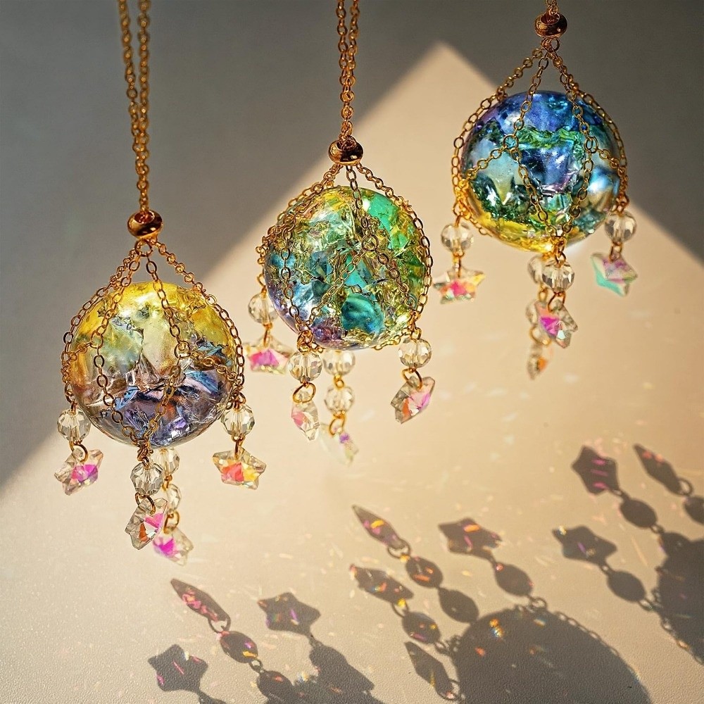 투명 크리스탈 유리 썬캐쳐 분리형 구형 썬캐쳐 프리즘  - Crystal Ball Decor 리뷰 및 가격