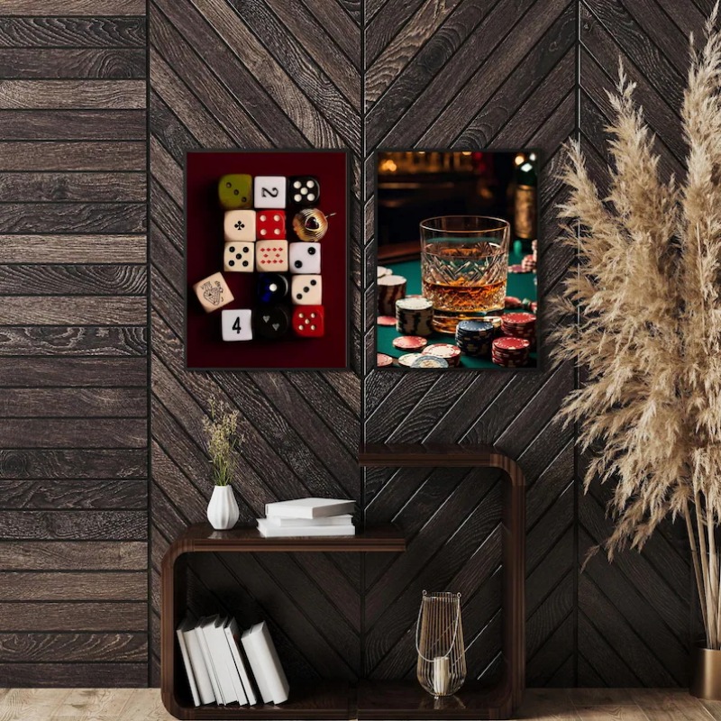 레트로 나이트라이프 카지노 포커 주사위 포스터 도박 게 - Luxury Lifestyle Furniture 리뷰 및 가격