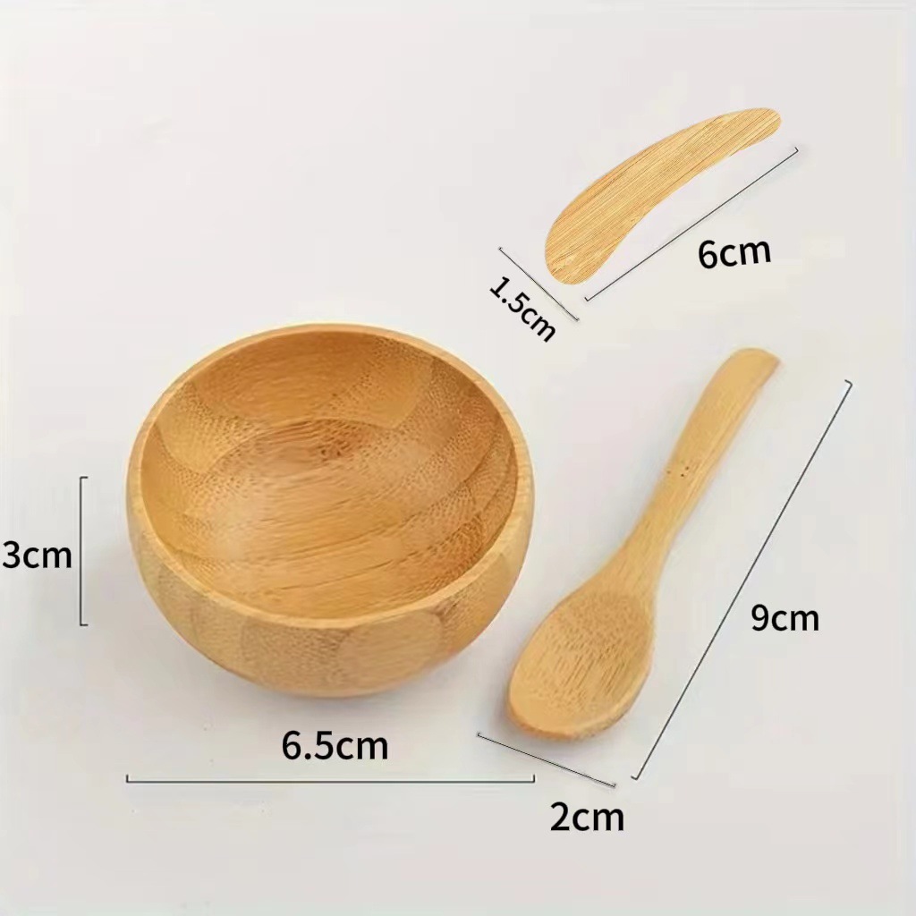 대나무 페이스 마스크 믹싱 볼 세트, DIY 스킨케어용 - Bamboo Cutlery Set 리뷰 및 가격