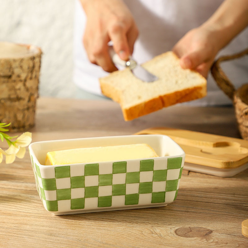 미국식 전원풍 세라믹 버터 용기, 레스토랑용 밀봉 치즈 - Bamboo Cutlery Set 리뷰 및 가격
