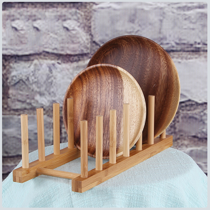 주방 드레이너 랙 접시 냄비 뚜껑 대나무 랙 접시 접시 - Bamboo Cutlery Set 리뷰 및 가격