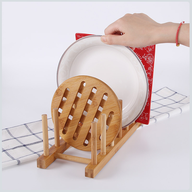 주방 드레이너 랙 접시 냄비 뚜껑 대나무 랙 접시 접시 - Bamboo Cutlery Set 리뷰 및 가격