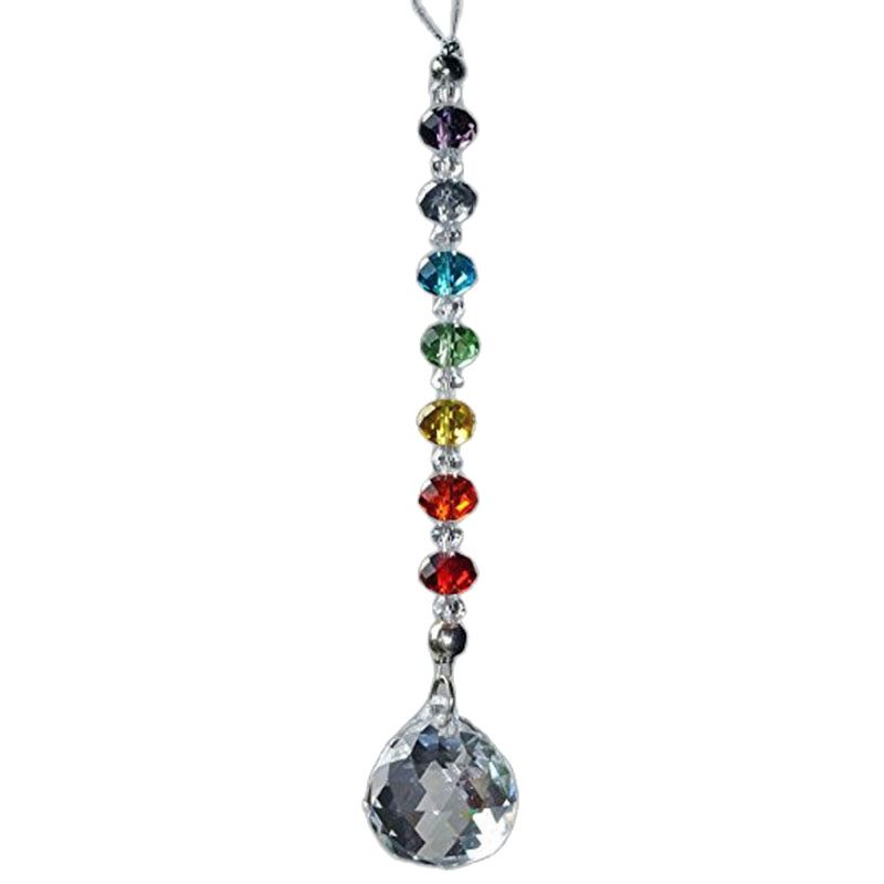 1PCS 20mm 크리스탈 볼 프리즘 차크라 색상 Ro - Crystal Ball Decor 리뷰 및 가격