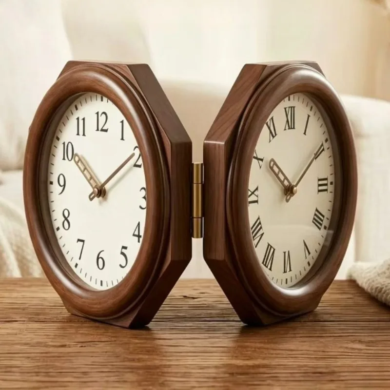 나무 벽시계 레트로 럭셔리 교수형 시계 북유럽 스타일  - Luxury Lifestyle Furniture 리뷰 및 가격